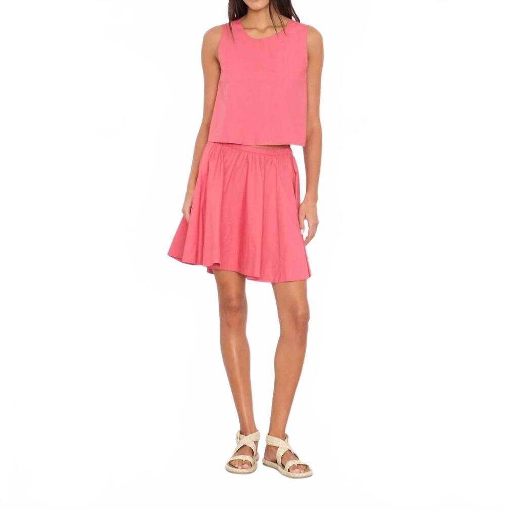 NEW XIRENA angela mini skirt in pink petal